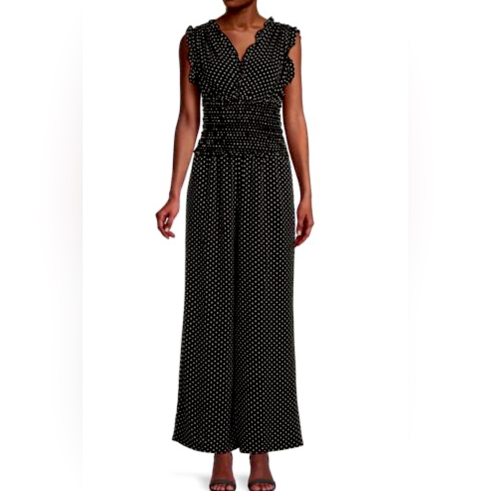 Max Studio Polka Dot Jumpsuit